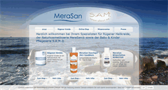 Desktop Screenshot of merasan.de